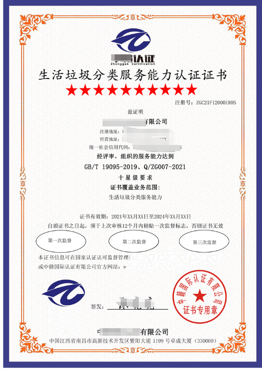 生活垃圾分類服務能力認證-海南許可資質辦理-錢生錢財務咨詢